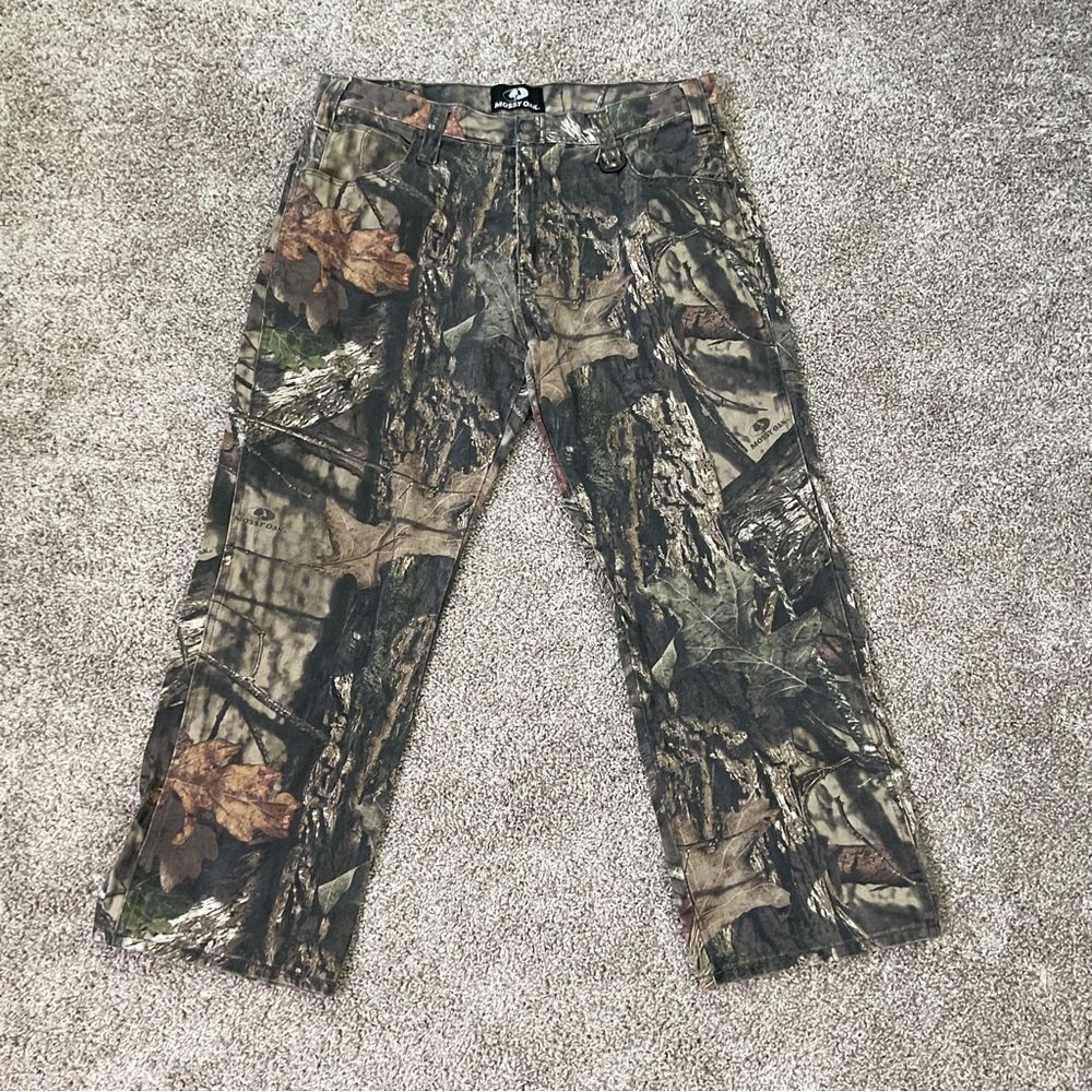 Mossy Oak  Camo Pants Mens 38x30 Relaxed Straight Hunting Loose